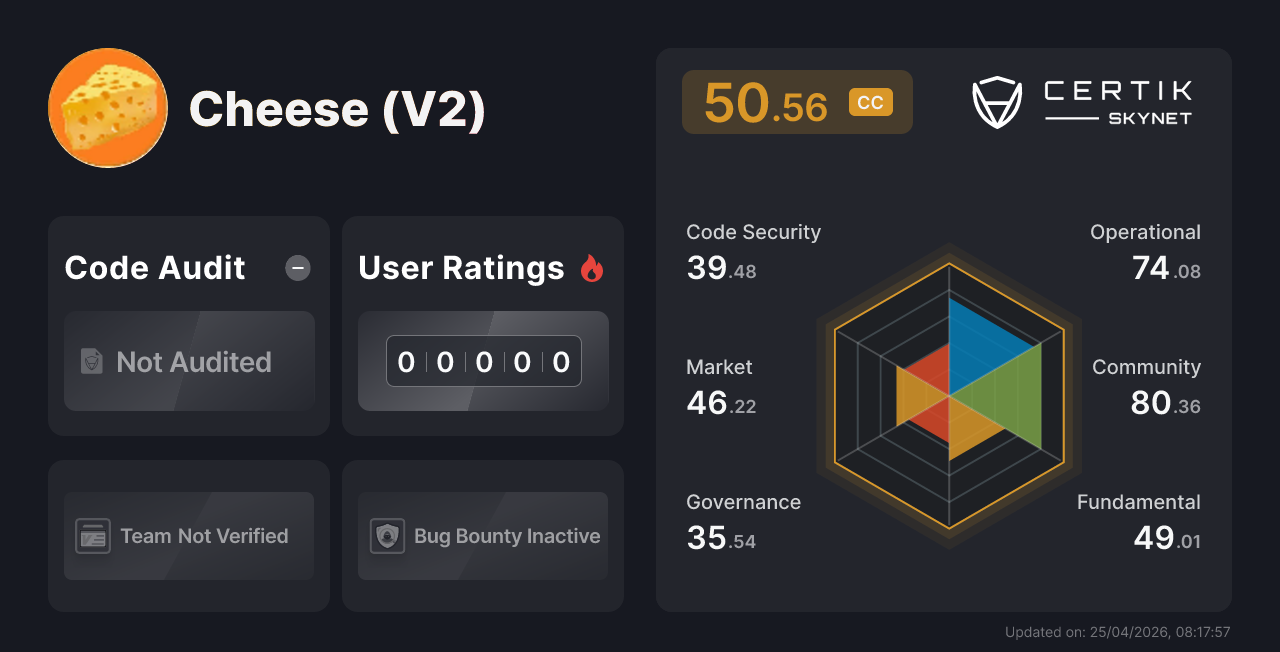 Cheese V2 Certik Skynet Project Insight