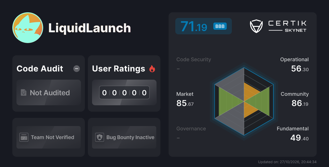 LiquidLaunch - CertiK Skynet 项目分析