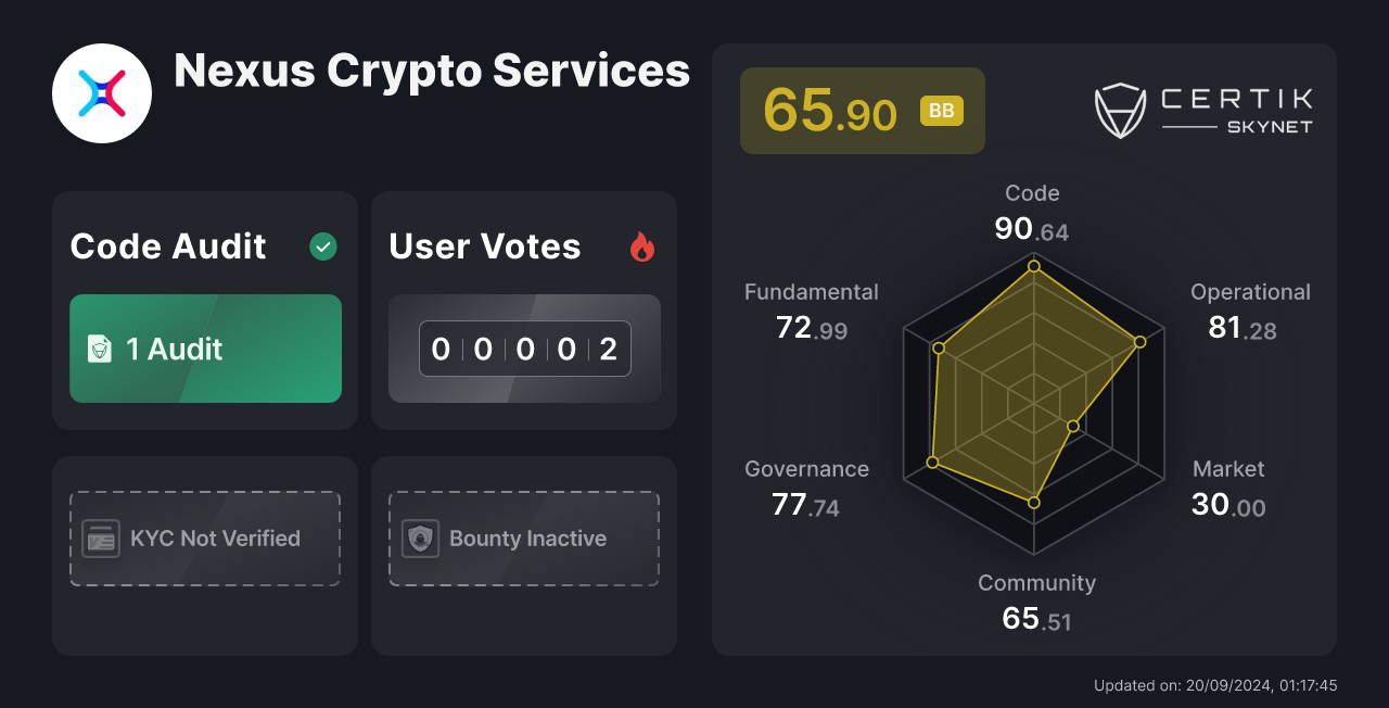 nexus crypto services