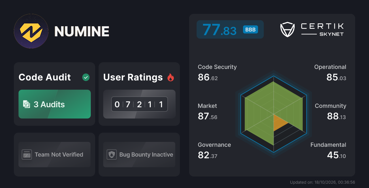 NUMINE - CertiK 스카이넷 프로젝트 인사이트