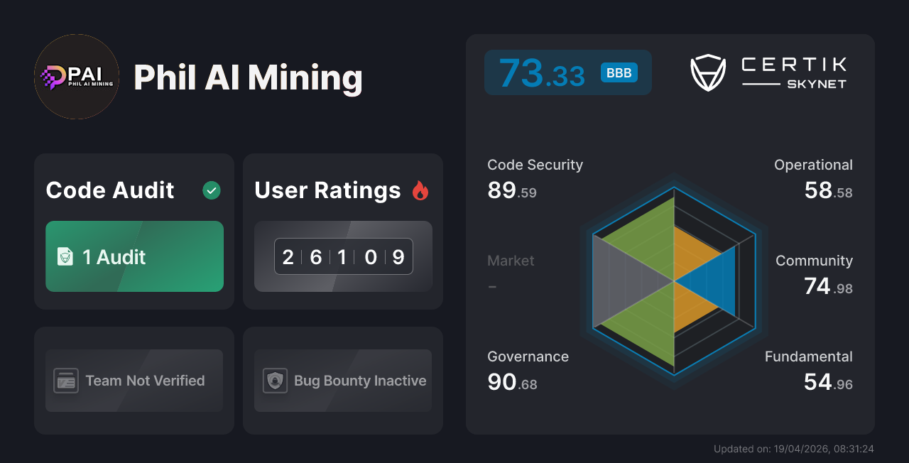 Phil Ai Mining Certik Skynet Project Insight