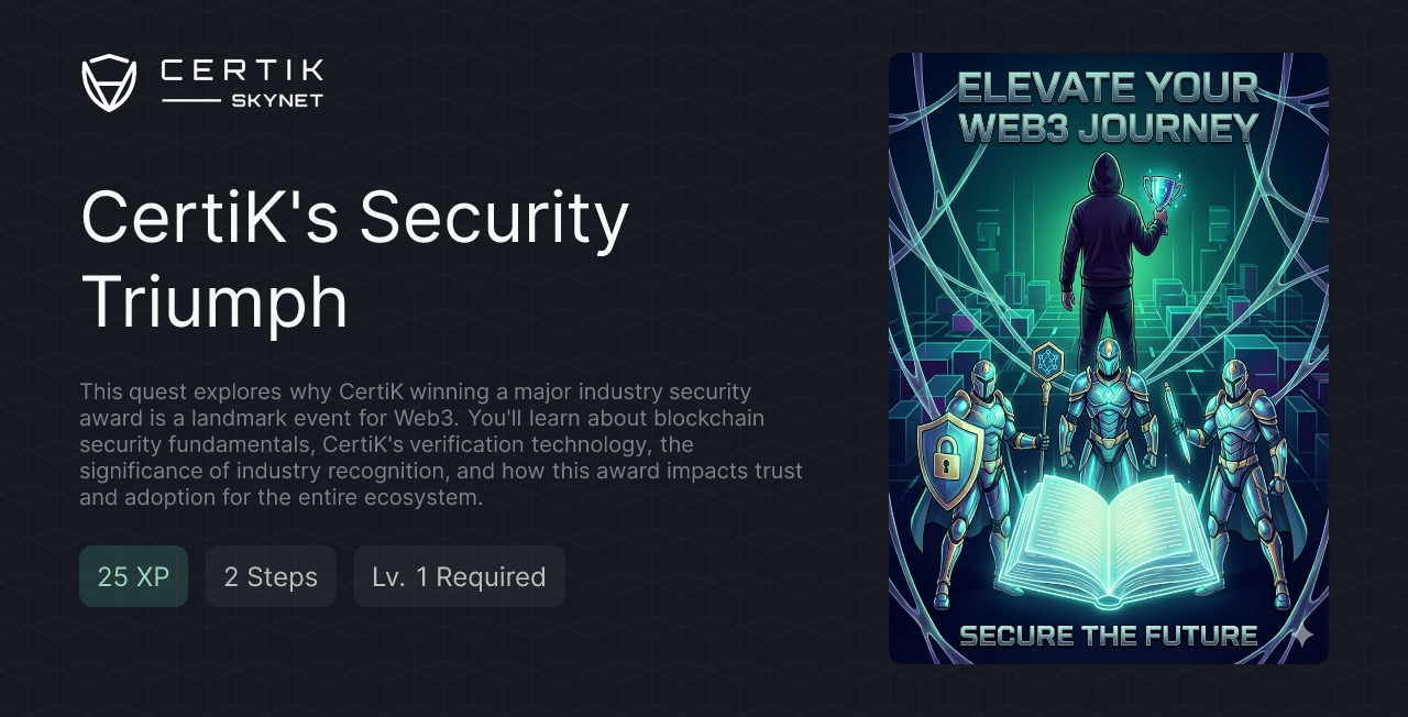 CertiK's Security Triumph - CertiK Quest
