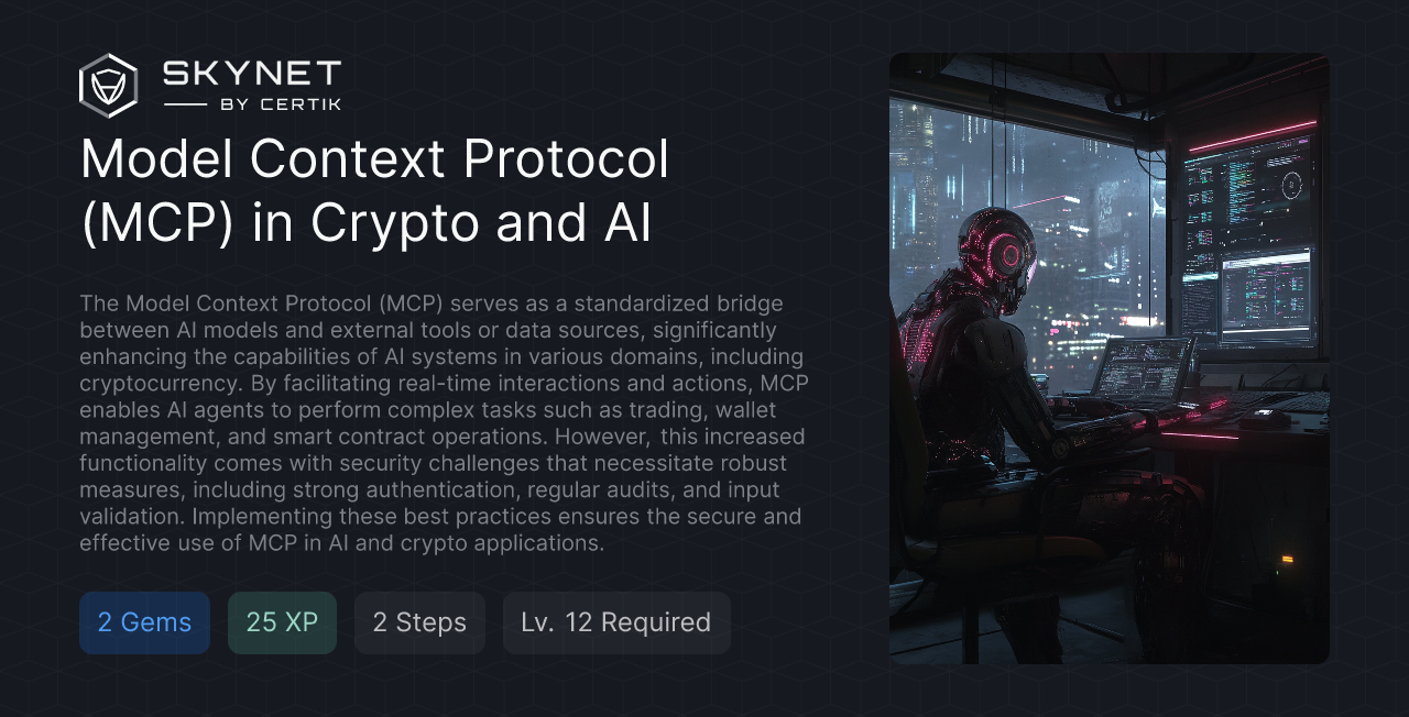 Model Context Protocol (MCP) in Crypto and AI - CertiK Quest