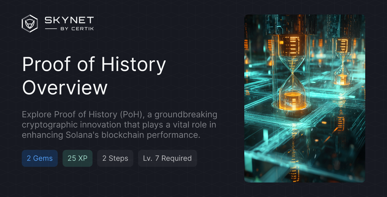 Proof of History Overview CertiK Quest