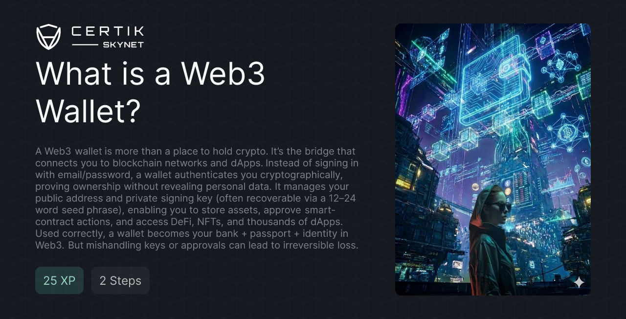 What is a Web3 Wallet? - CertiK Quest